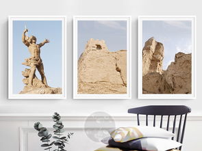 風(fēng)景裝飾畫 簡(jiǎn)約無框畫，打造自然藝術(shù)沙發(fā)背景墻