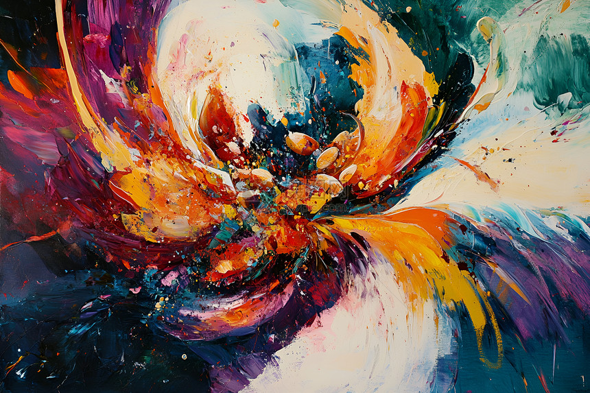 色彩的狂想曲 探索抽象藝術(shù)畫的無垠宇宙